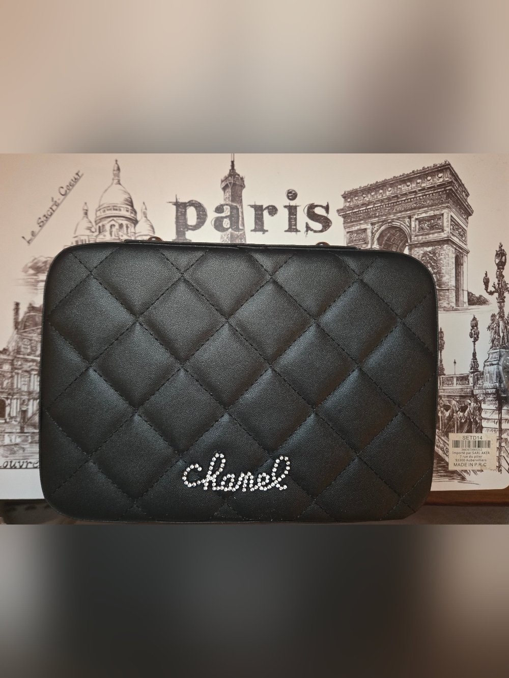 🖤FASHION TOILETRY MAKE UP CASE BLACK